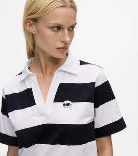 Polo Karl Rayas Negro