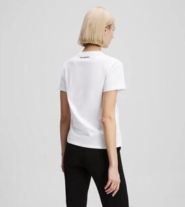 Camiseta Karl T-Shirt Logo Blanca