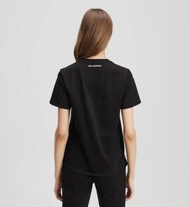 Camiseta Karl T-Shirt Logo Negra
