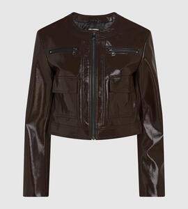 Chaqueta Karl Piel Chocolate
