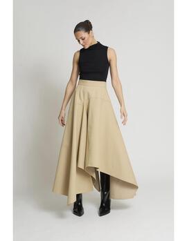 Falda Zaitegui Aiur Gabardina Beige