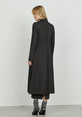 Chaqueta Relish Larga Raya Negra