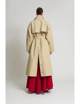 Gabardina Zaitegui Japonesa Larga Beige