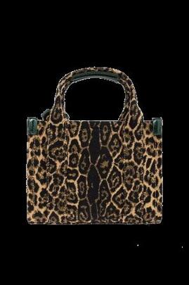 Bolso Kurt Geiger Tote Leopado marrón