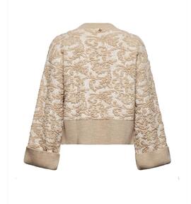 Jersey Punto Silvian Heach Beige Arrugado