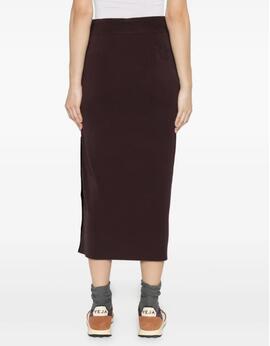 Falda Pinko Deportivo Logo Love Birds Granate