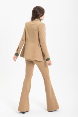 Chaqueta Blazer Highly Basica Camel