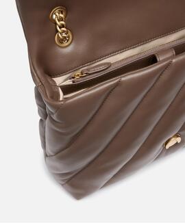 Bolso Pinko Love Puff Big CL Chocolate