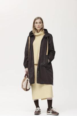 Abrigo Oky Harica Tecnico Marrón