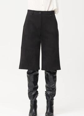 Pantalón Oky Efecto Ante Negro