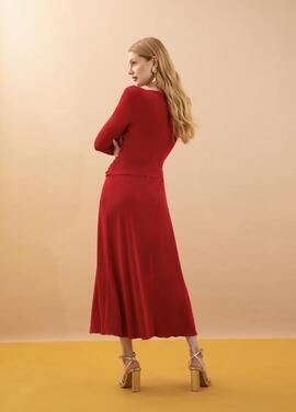 Vestido Victoria Merak Rojo