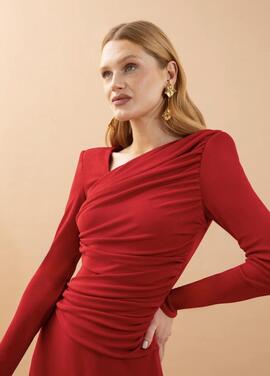 Vestido Victoria Merak Rojo