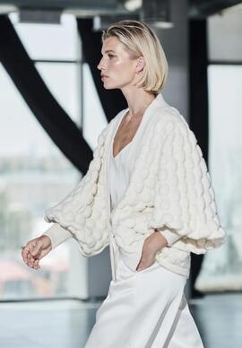 Cardigan The Extreme corta cruda