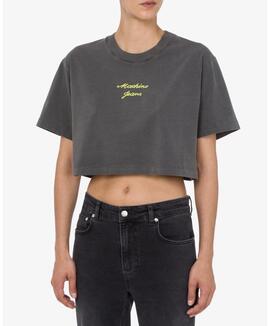 Camiseta Moschino Corta Gris