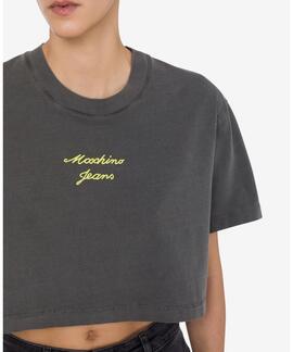 Camiseta Moschino Corta Gris