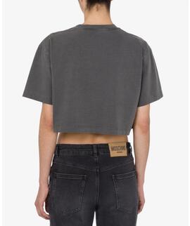 Camiseta Moschino Corta Gris