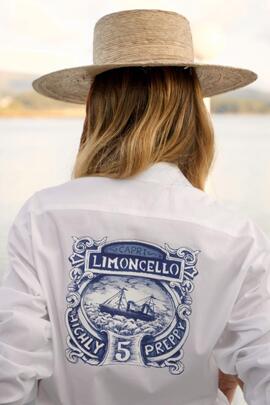 Camisa Highly Preppy Nudo Blanca