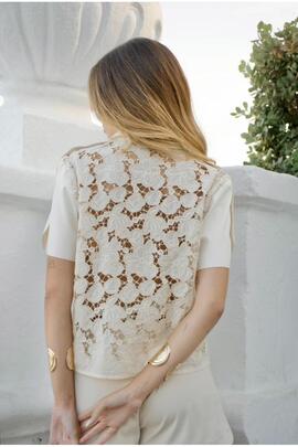 Blusa Highly Preppy Romantica Manga Corta