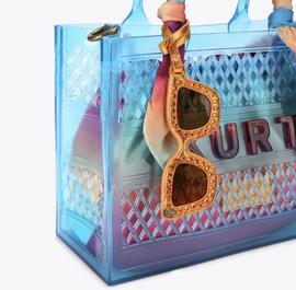 Bolso Kurt Jelly SM Tote Azul