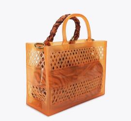 Bolso Kurt Jelly SM Tote Naranja