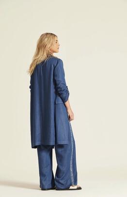 Pantalón Oky Iwira Demin Azul