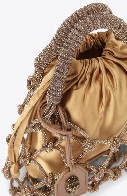 Bolso Kurt Mini Macrame Crista lBag Bronce