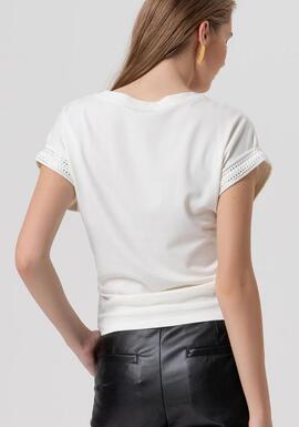 Camiseta Fracomina Brillod Cruda