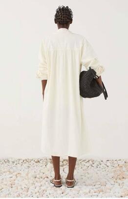 Chaqueta Eleh Larga Cruda