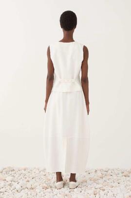 Falda Eleh Globo Blanca