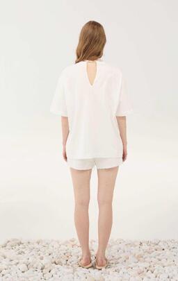 Camiseta Eleh Perlas Blanca