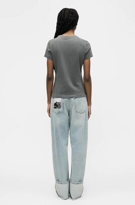 Camiseta Moschino Básica Gris