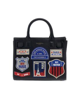 Bolso Rue Madam Germain Tote Mini Negro