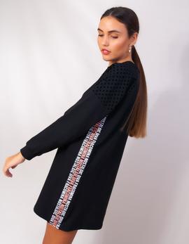 Maxi Sweater Black Fracomina para Mujer