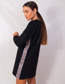 Maxi Sweater Black Fracomina para Mujer