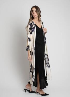 Kimono Pisonero Naoko Estampado Beige