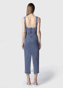 Vestido Twenty Vaquero Brillos