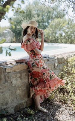 Vestido Piti Cuiti Barts Mexican Rojo