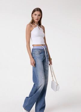 Pantalón Gaëlle Calzoncillo Rayas Azul