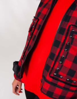 Chaqueta Silvian Heach Kassumbe negra para mujer