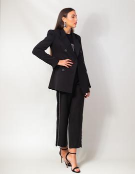 Blazer Negra Isabelle Blanche para Mujer