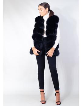 Chaleco Marmota Negro para Mujer