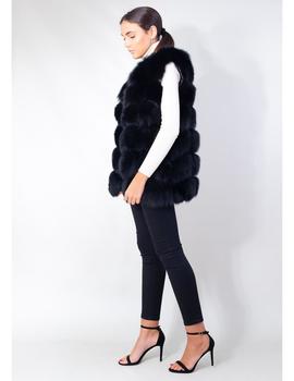 Chaleco Marmota Negro para Mujer