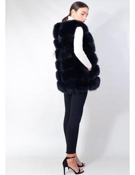 Chaleco Marmota Negro para Mujer