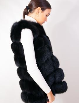 Chaleco Marmota Negro para Mujer