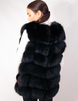 Chaleco Marmota Negro para Mujer