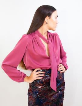 Falda Lentejuelas Multicolor Granate De Jane Wood para Mujer