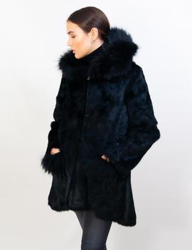 Parka pelo negro para Mujer