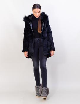 Parka pelo negro para Mujer