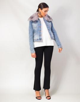 Denin Jacket Stonebleached Fracomina para Mujer