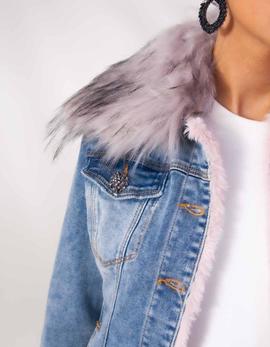 Denin Jacket Stonebleached Fracomina para Mujer